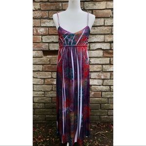 Tracy Lynn Tie-Dye Maxi Dress NWT Size M